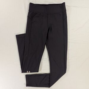 Under Armour Womens Leggings Black Size Small Compression Heatgear Polyester